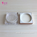 Cosmetic Jar Loose Powder Jar with Electroplated Lid